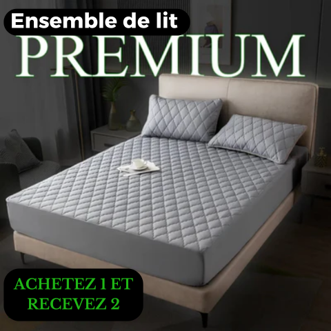 [ACHETEZ 1 RECEVEZ 2] Drap de lit Sleep Confort (Ressentez-vous comme dans un hôtel 5 étoiles !) + CADEAU : 2 Taies d'oreiller.