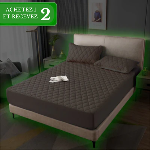 [ACHETEZ 1 RECEVEZ 2] Drap de lit Sleep Confort (Ressentez-vous comme dans un hôtel 5 étoiles !) + CADEAU : 2 Taies d'oreiller.