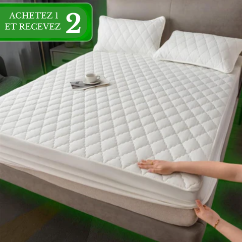 [ACHETEZ 1 RECEVEZ 2] Drap de lit Sleep Confort (Ressentez-vous comme dans un hôtel 5 étoiles !) + CADEAU : 2 Taies d'oreiller.